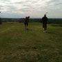 Teeing off on #17