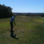 Dustin teeing off on #17