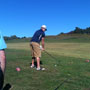 Chris teeing off on #4