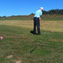 Dustin teeing off on #4