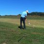 Dustin teeing off on #4